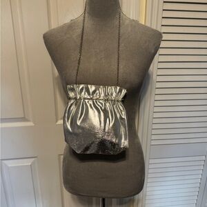 Vintage Silver Clutch Bag